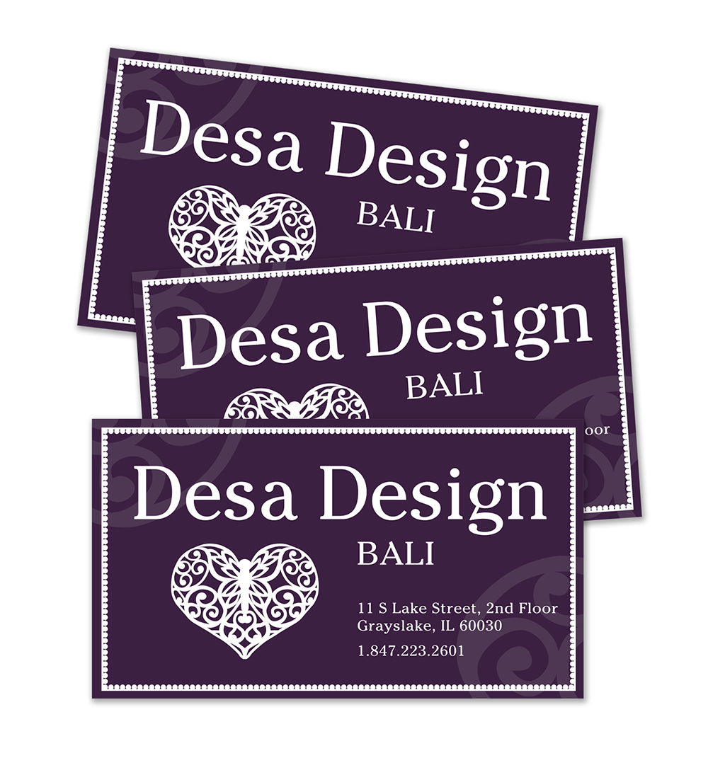 Desa Design Bali business cards