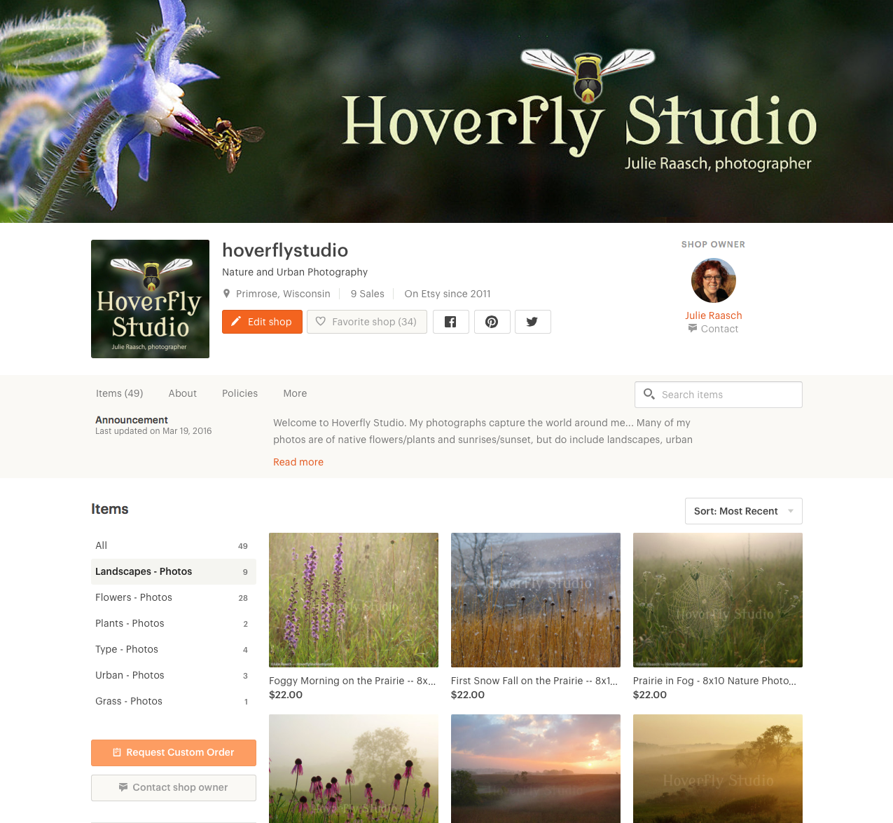 Hoverfly Studio website