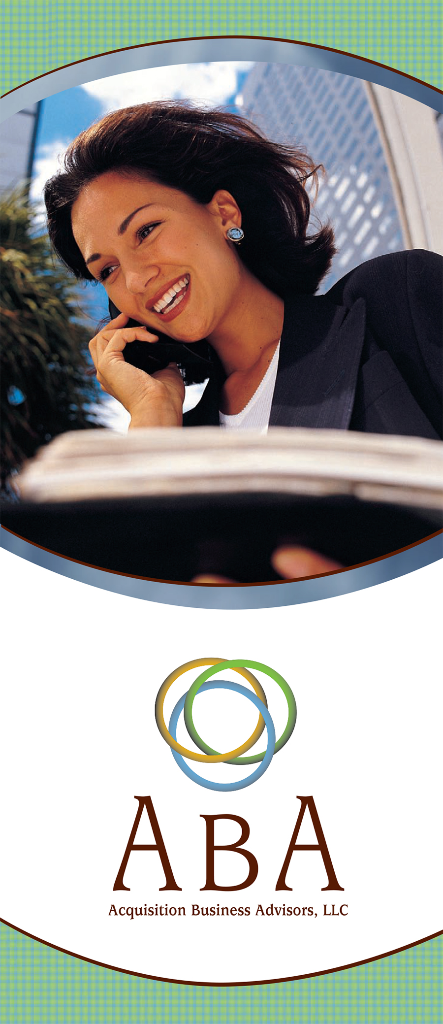 ABA front panel of brochure
