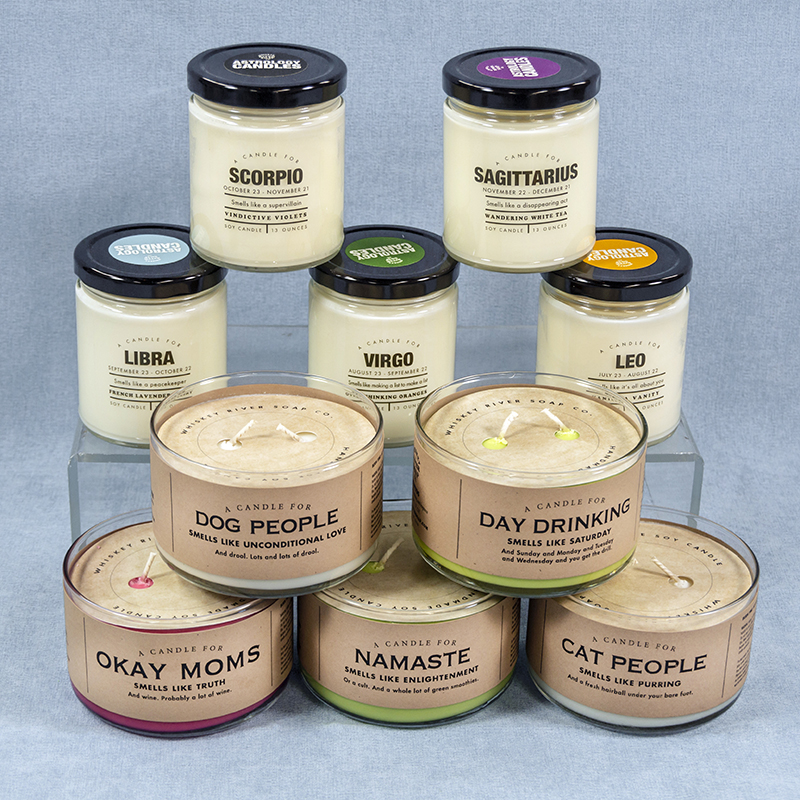 candle product shot