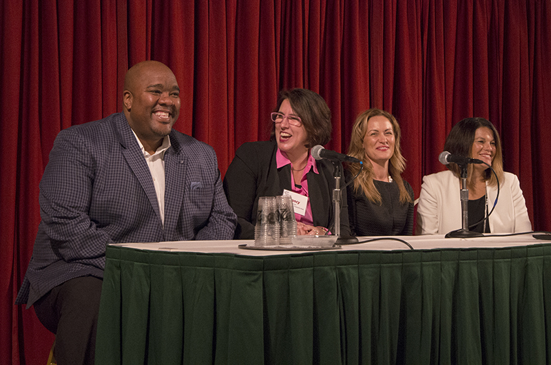 Panel of 4 speakers